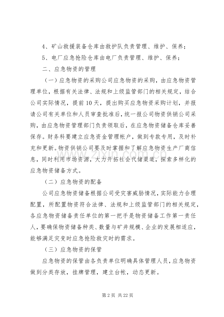 应急物资管理调用规章制度.docx_第2页