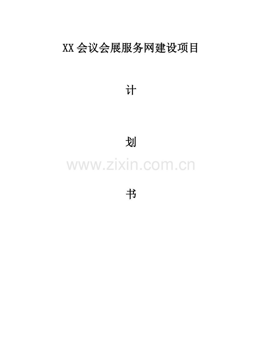 门户网站建设计划书(实例).doc_第1页