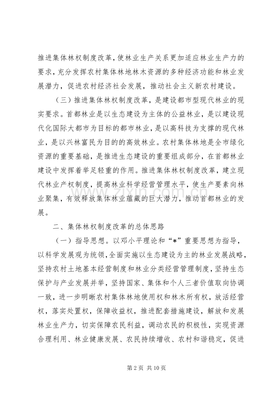 市政府集体林权规章制度改革意见.docx_第2页