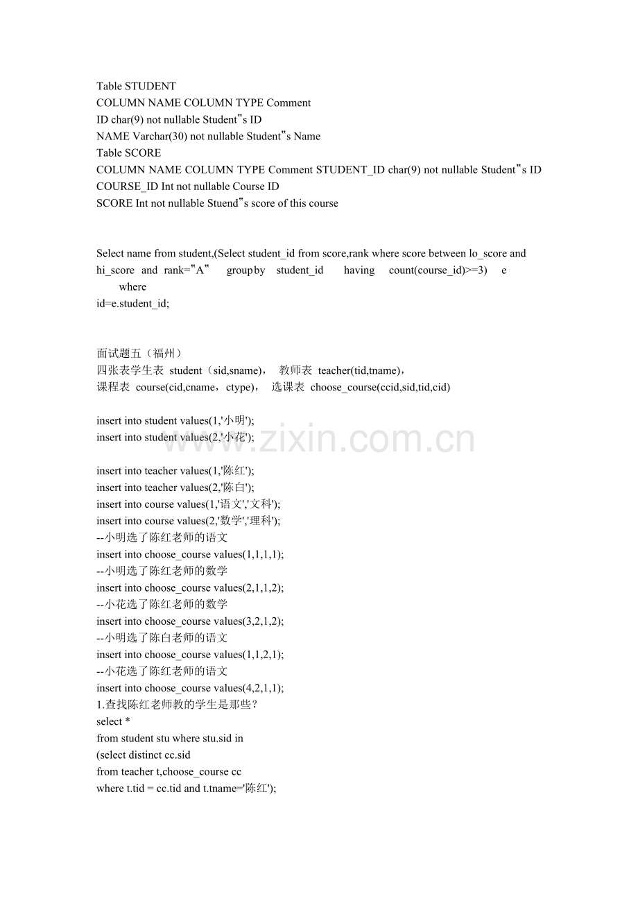 oracle部分面试题-DBA数据库管理员JAVA程序员架构师必看.doc_第3页