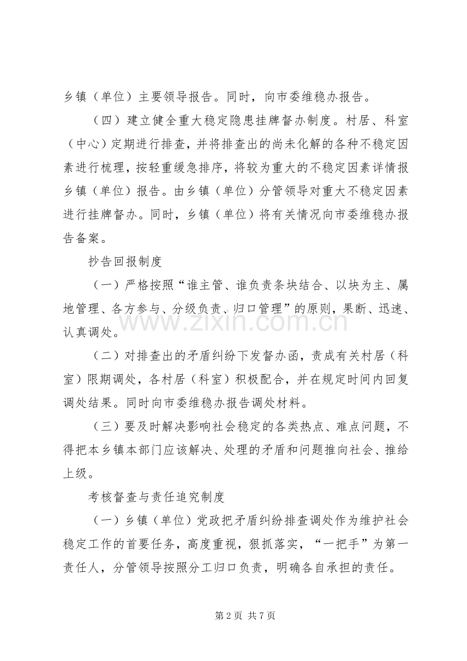 重大矛盾纠纷和不稳定因素排查调处规章制度（集）.docx_第2页