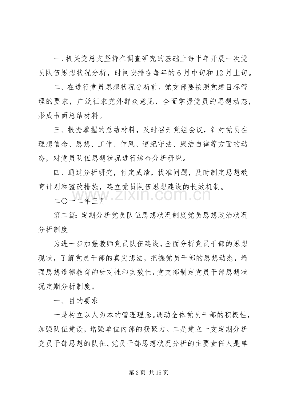 定期分析党员队伍思想状况规章制度.docx_第2页