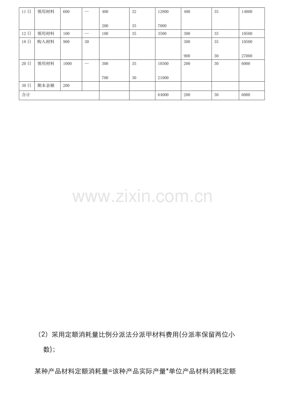 2022年成本会计电大课程第一次网上形成性考核任务.doc_第2页