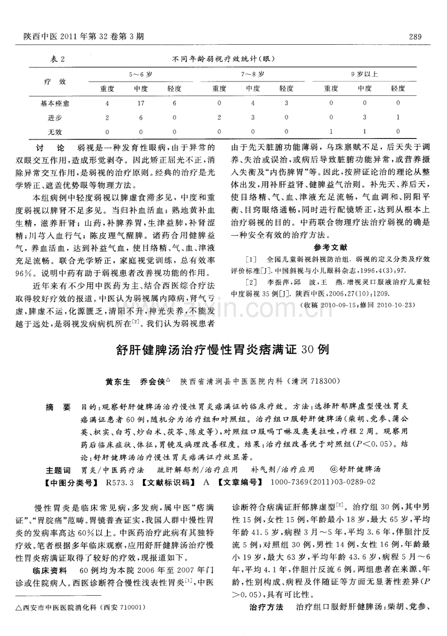 中药联合物理疗法治疗儿童弱视32例.pdf_第2页