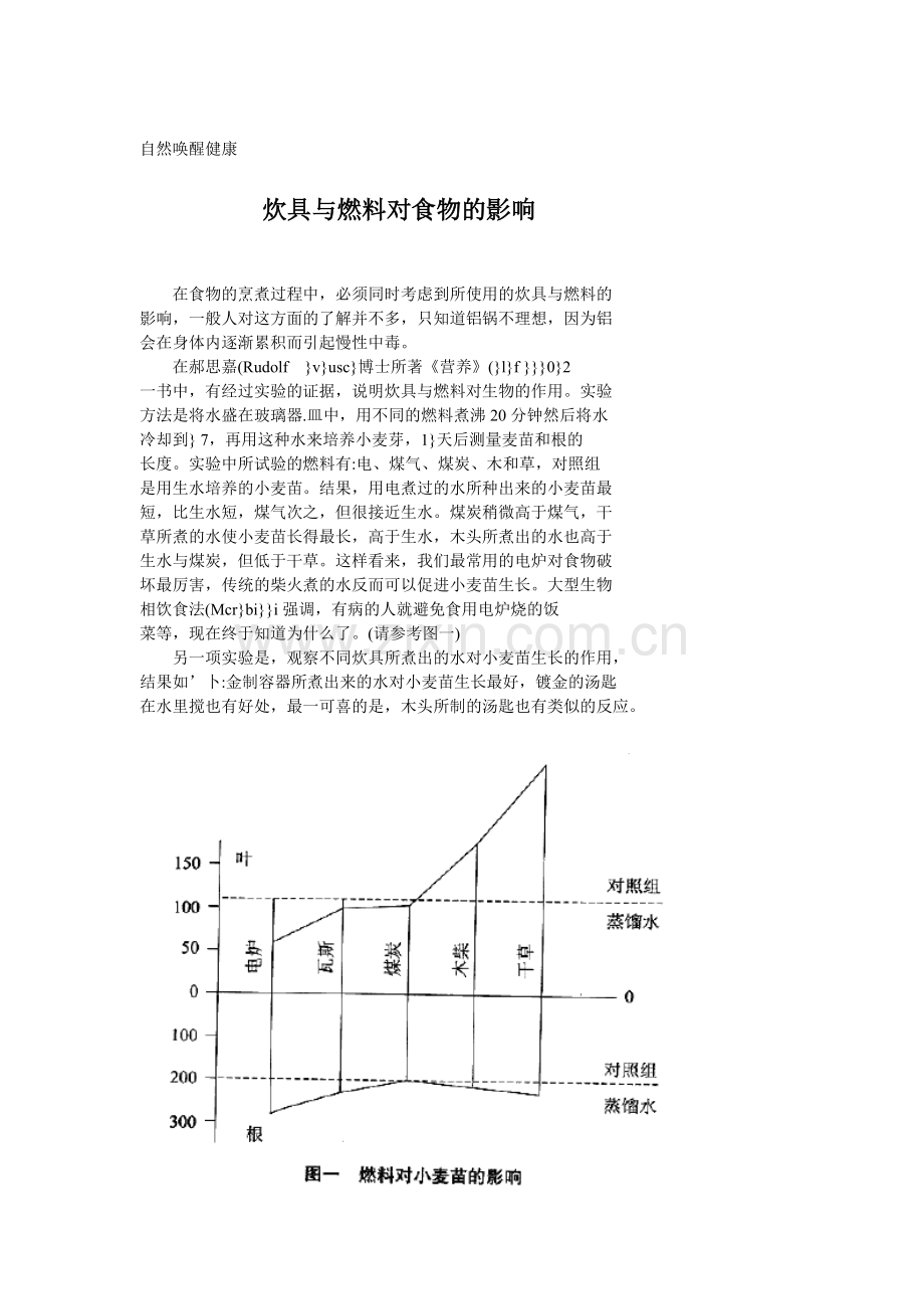 《自然唤醒健康》炊具与燃料对食物的影响.doc_第1页