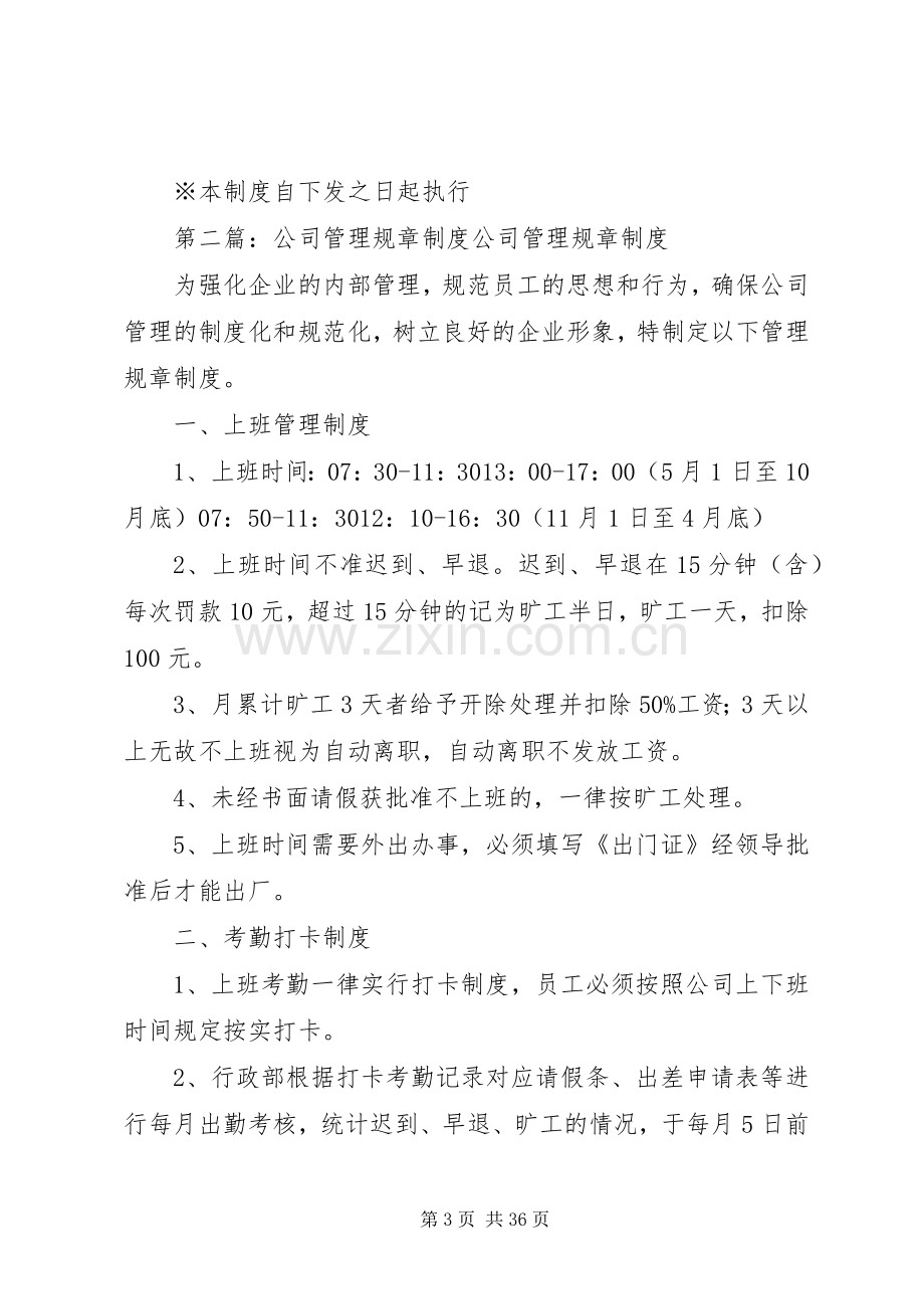 公司规章管理规章制度.docx_第3页