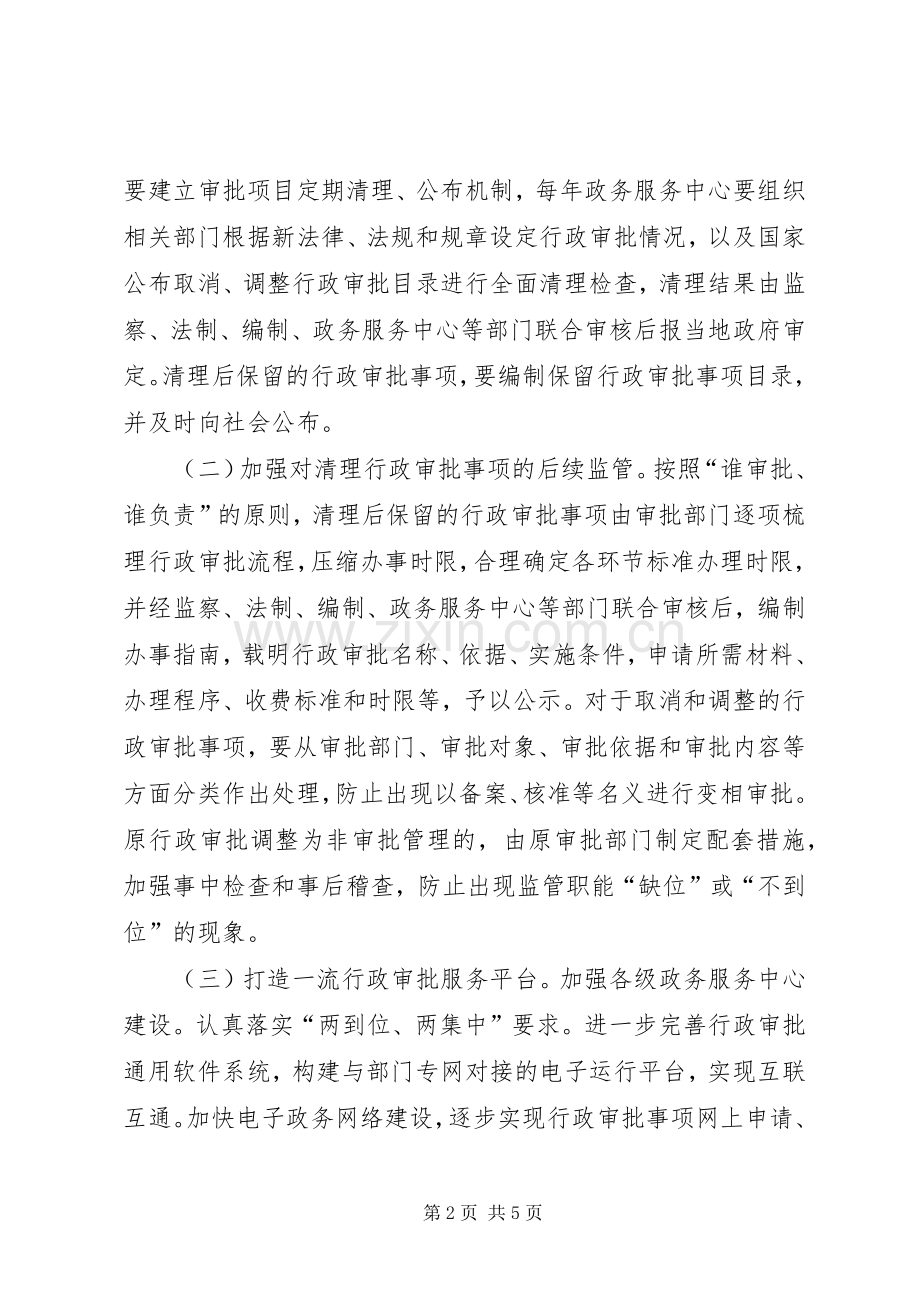 行政审批规章制度改革工作意见.docx_第2页