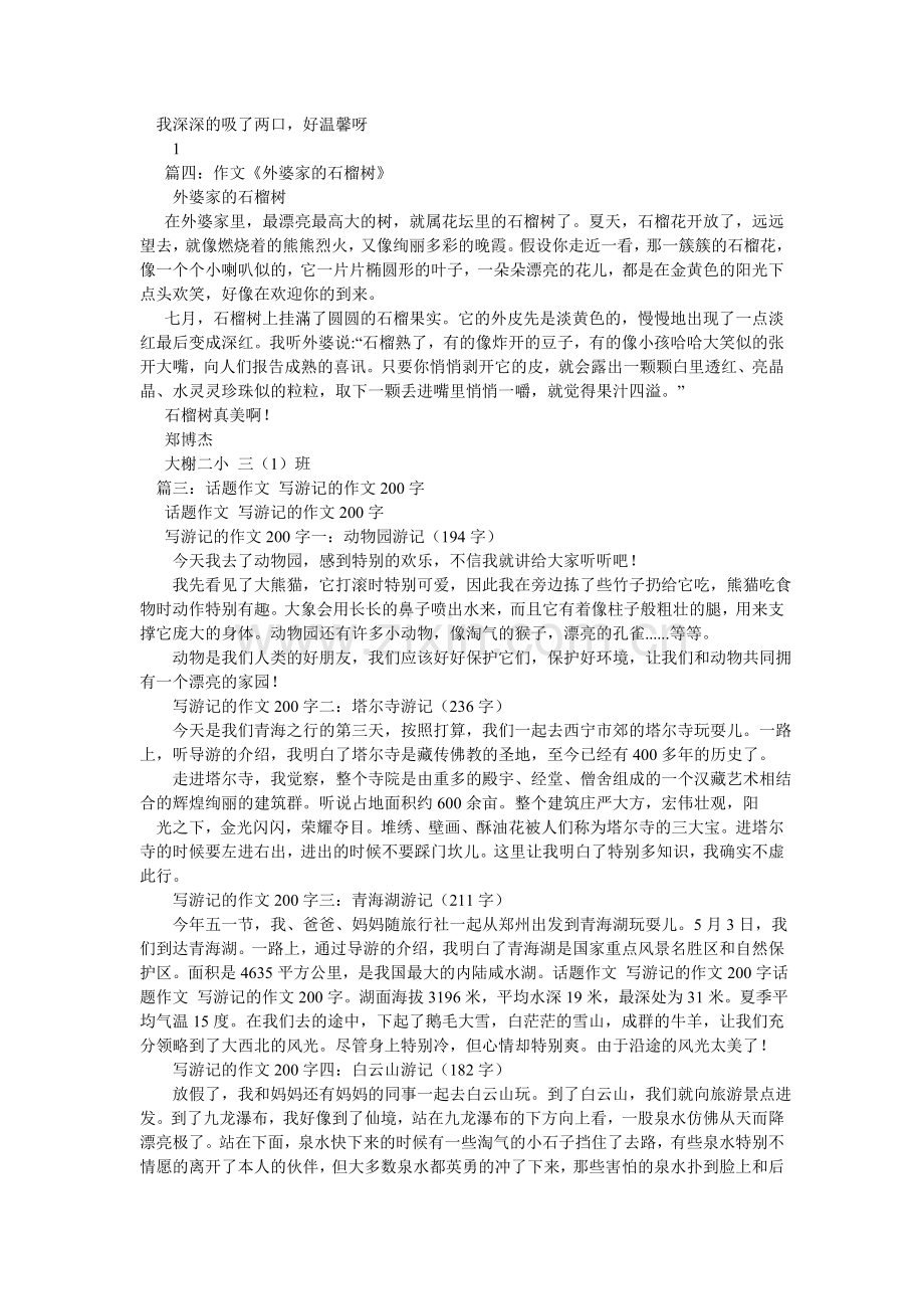 去外婆家游玩作文200字.doc_第2页