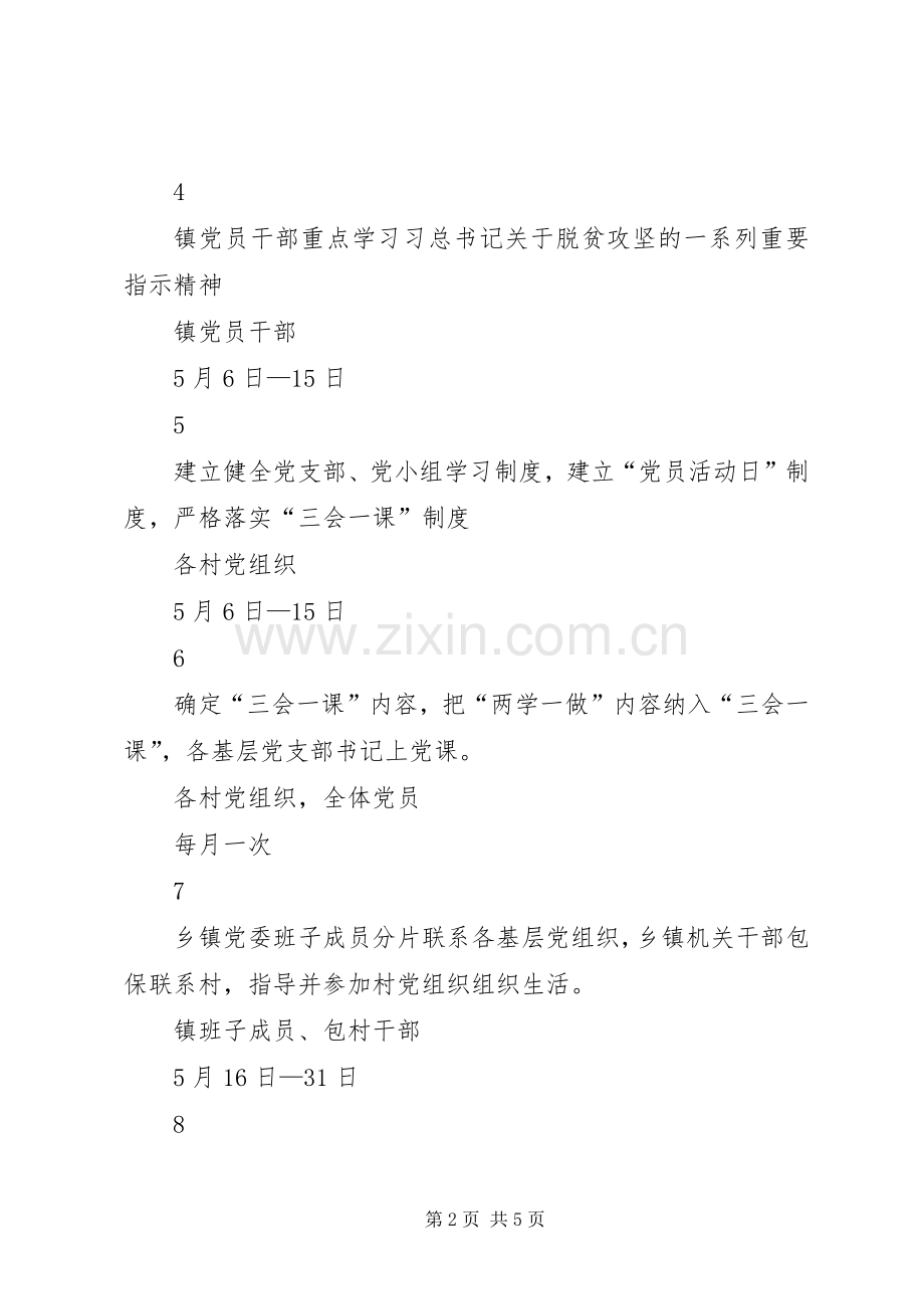 《推进“两学一做”学习教育常态化规章制度化》任务清单.docx_第2页