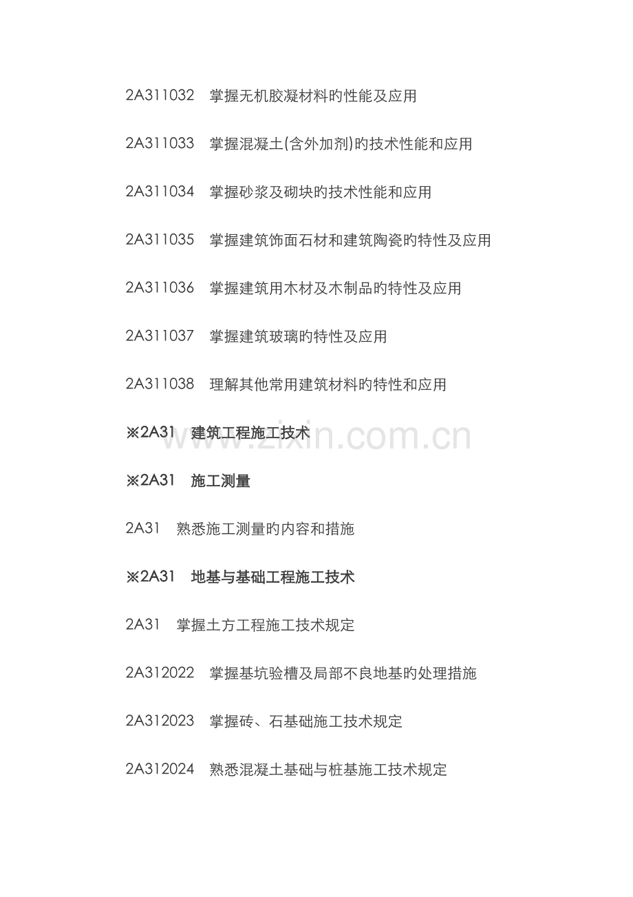 2022年二级建造师建筑工程专业考试大纲.doc_第2页