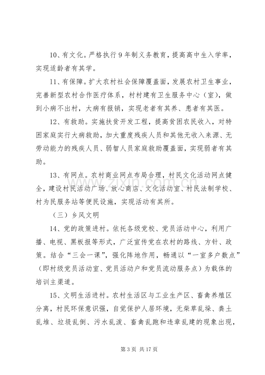 县对基层党组织和党员在社会主义新农村建设中如何发挥作用提出明确要求.docx_第3页