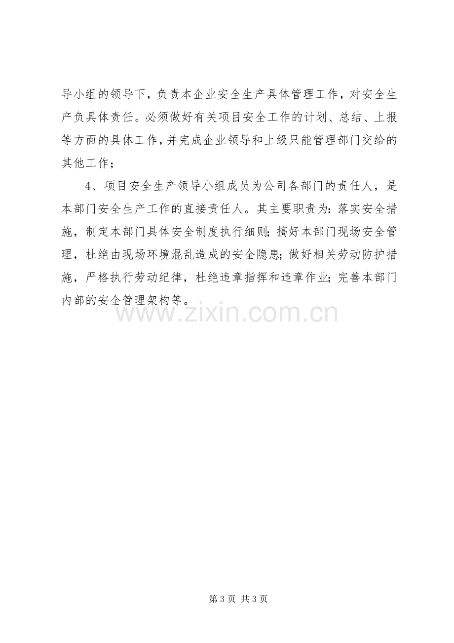 安全生产工作领导小组的职责要求与分工(完成) .docx_第3页