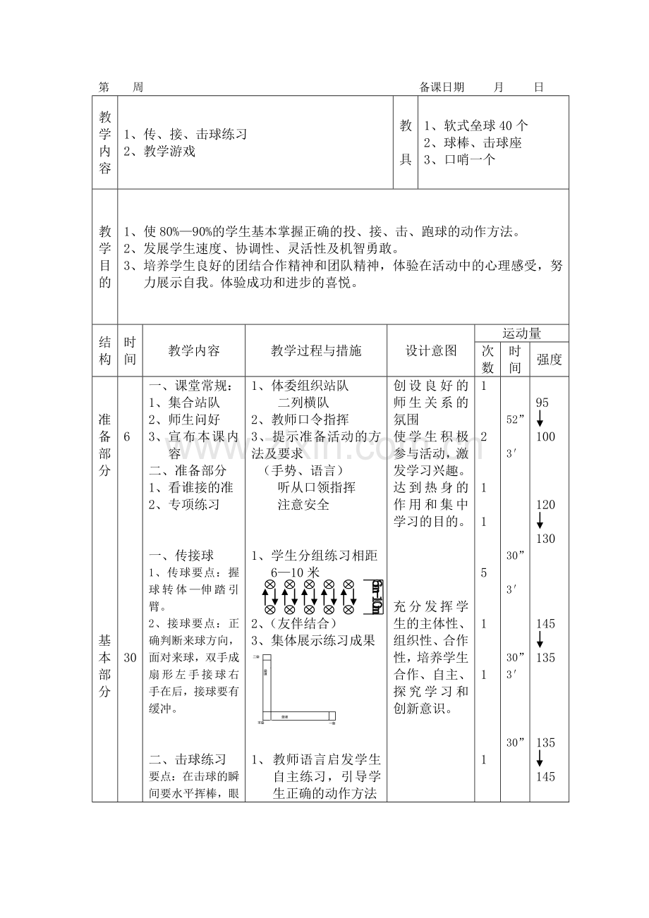 快乐的软式垒球教学设计.doc_第3页