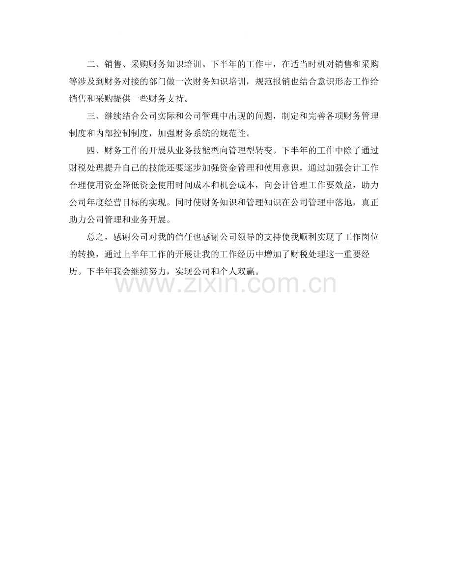 会计半年个人工作总结.docx_第2页