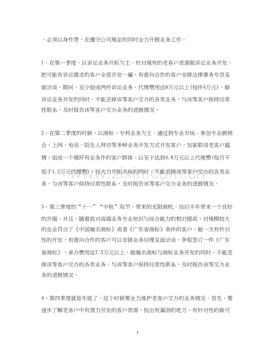 业务员年度工作计划.docx_第3页