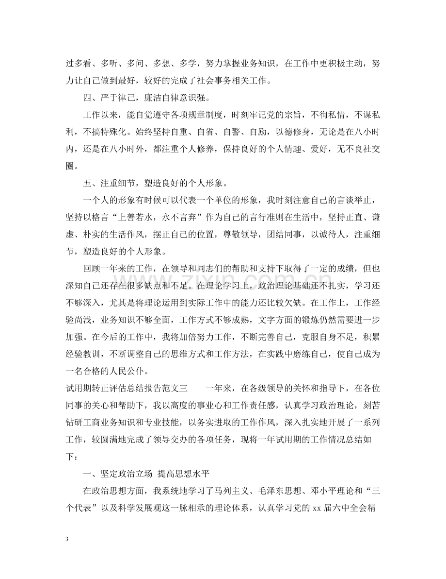 试用期转正评估总结报告.docx_第3页