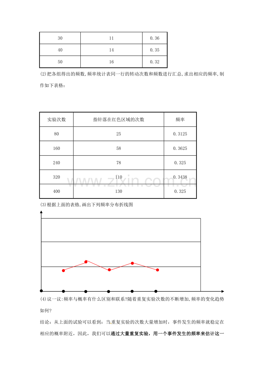 九年级数学下册 2.2《估计概率》教案 浙教版.doc_第2页