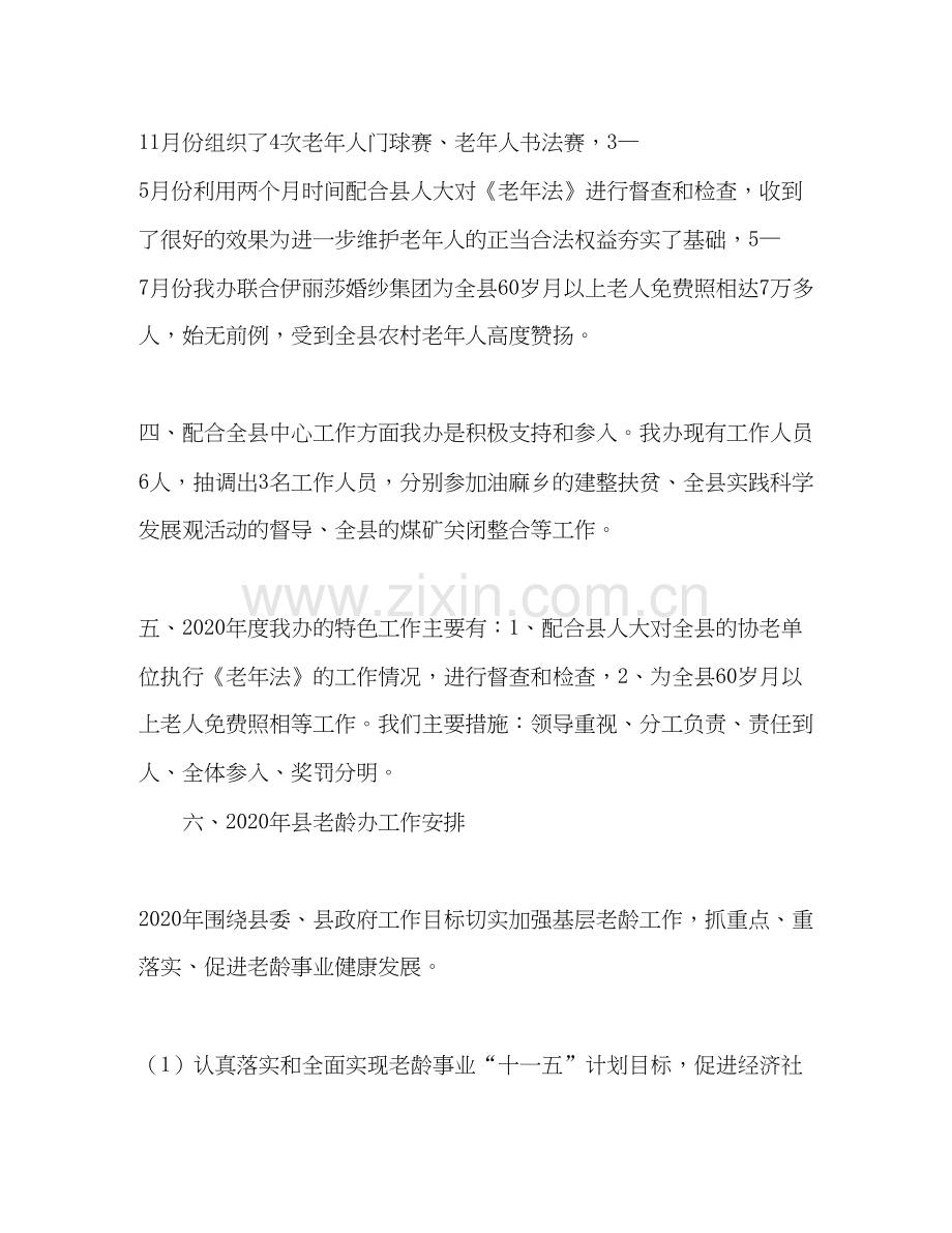 县老龄办年工作总结与年工作计划.docx_第2页