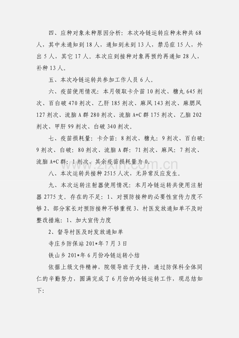 201_年6月份冷链运转分析小结.docx_第2页