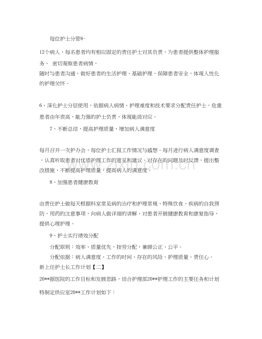 新上任护士长工作计划.docx_第3页