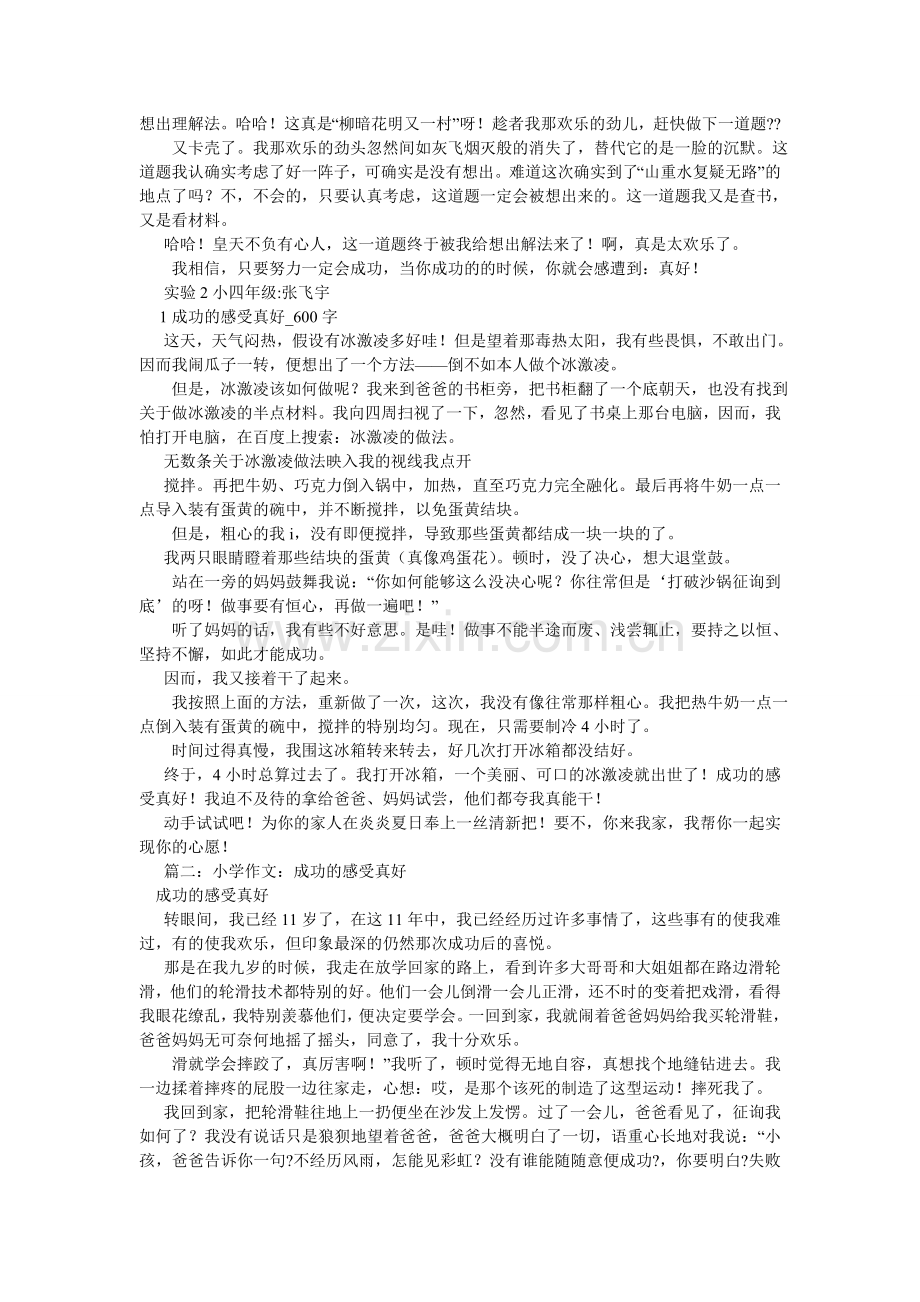 回家的感觉真好作文500字.doc_第2页