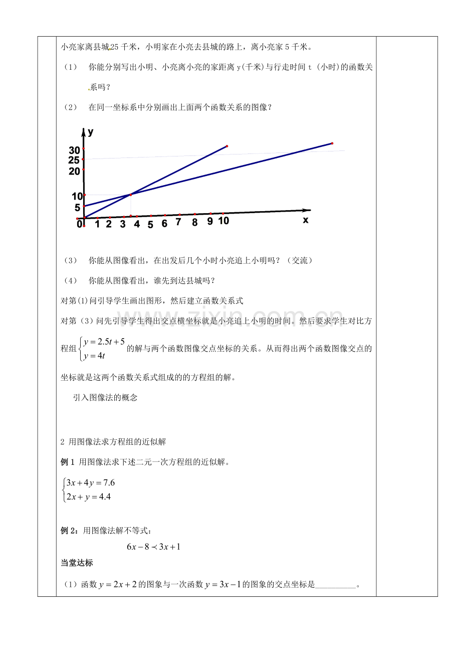 湖南省茶陵县八年级数学《建立一次函数模型》教案 人教新课标版.doc_第2页