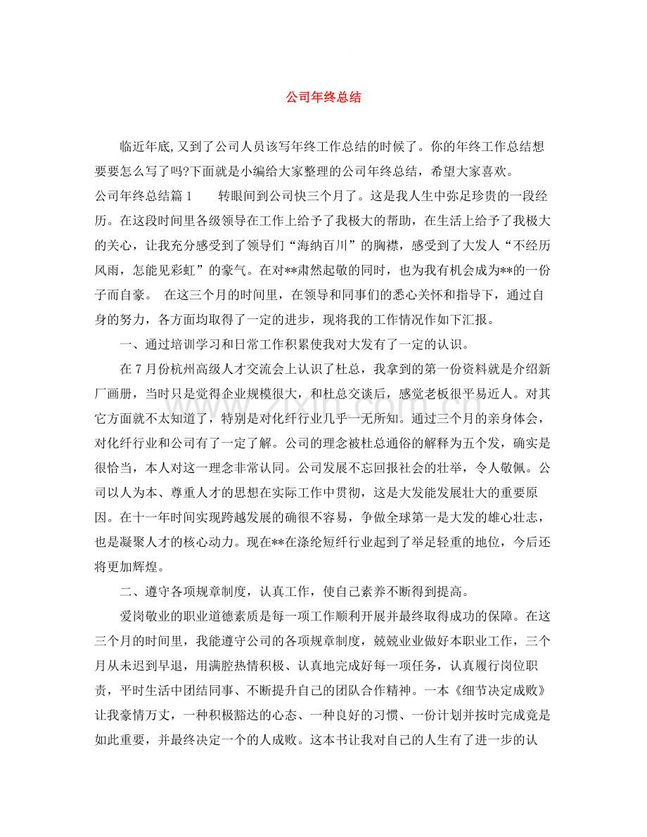 公司年终总结3.docx_第1页