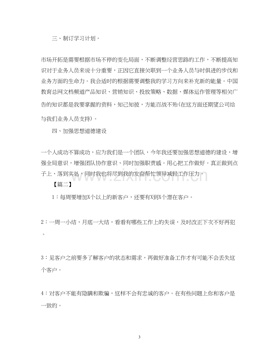 业务员每日工作计划表.docx_第3页