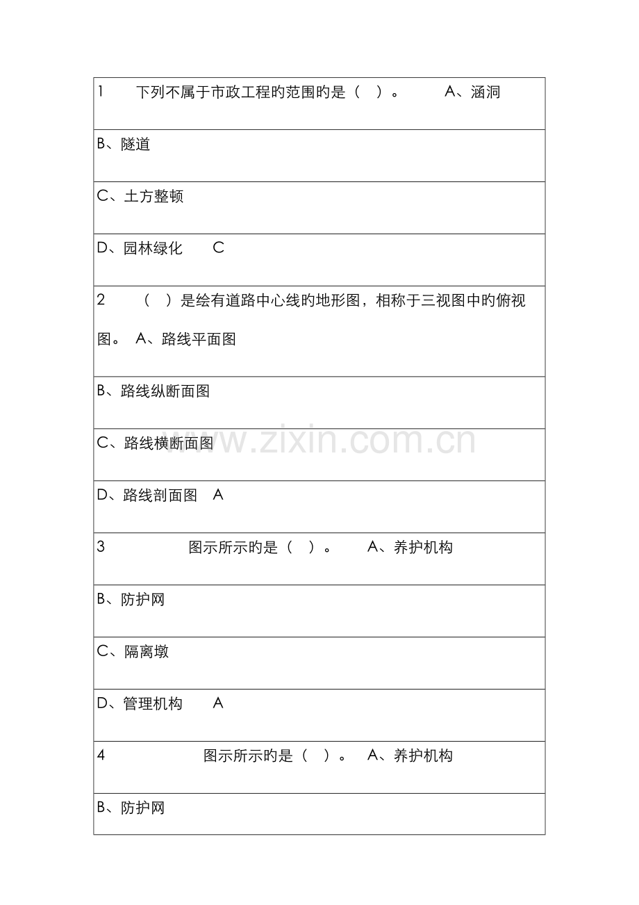 2022年施工员市政资料.docx_第1页