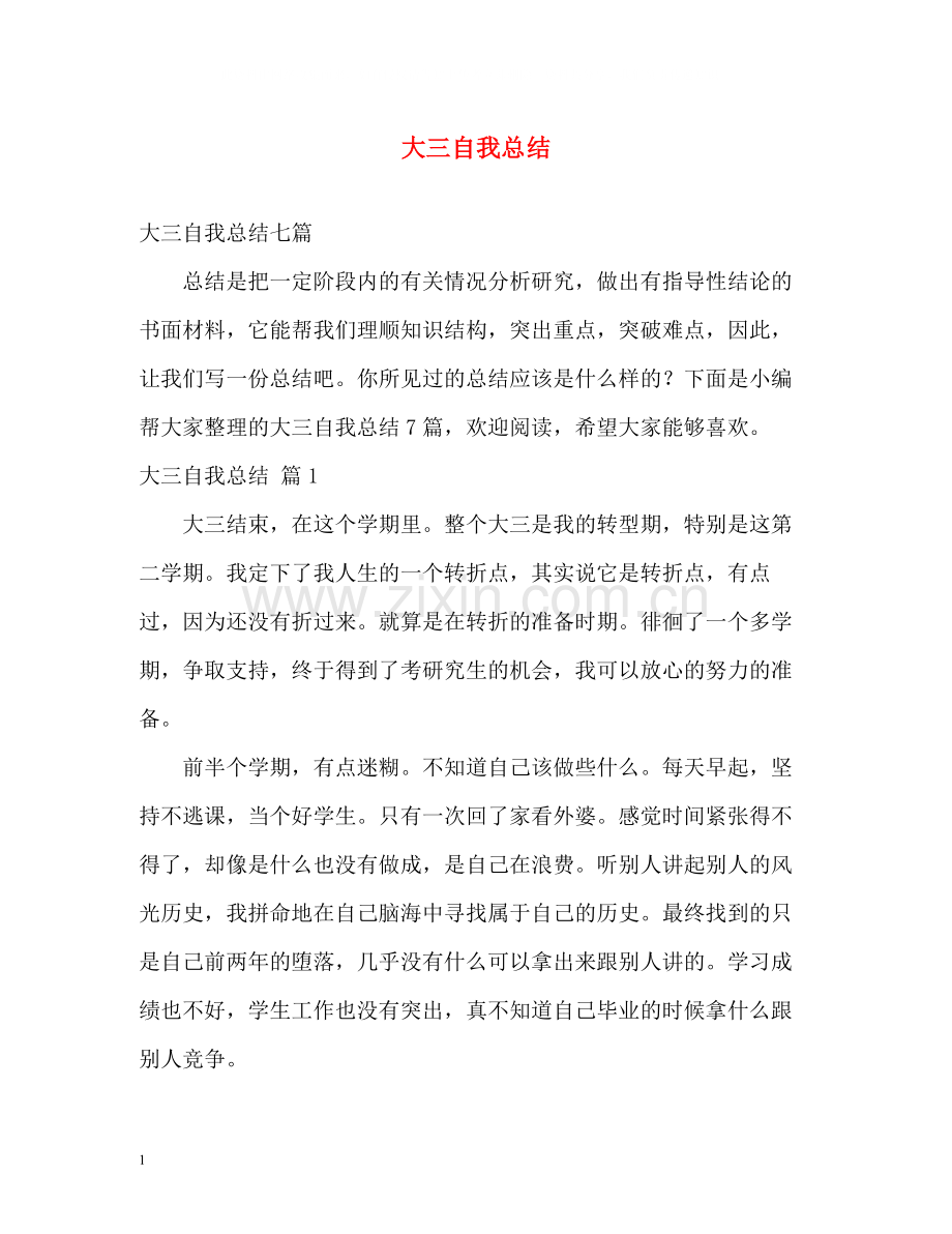 大三自我总结2.docx_第1页