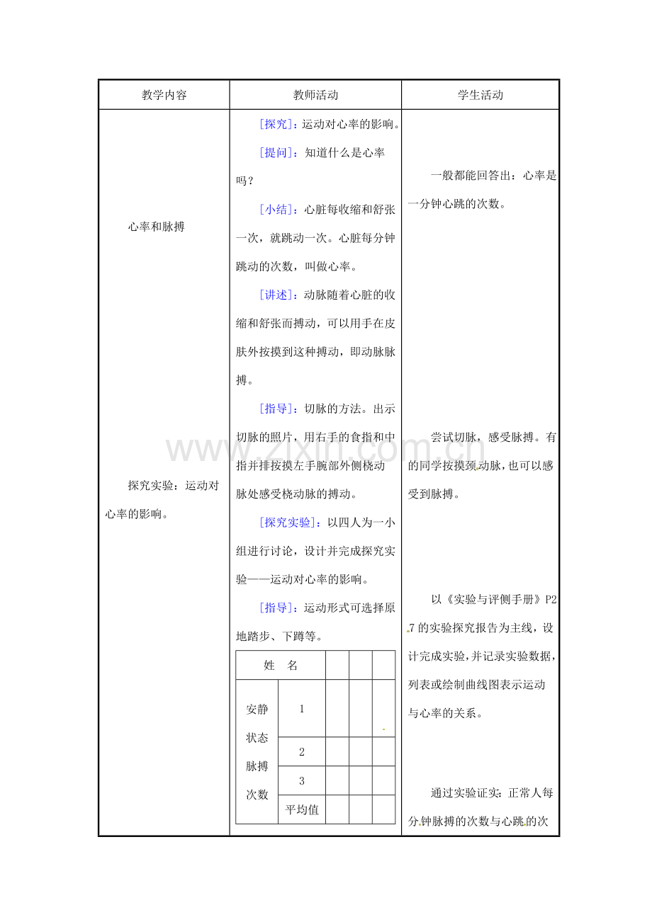 生物：第10章第2节血液循环教案2（苏教版七年级下）.doc_第2页