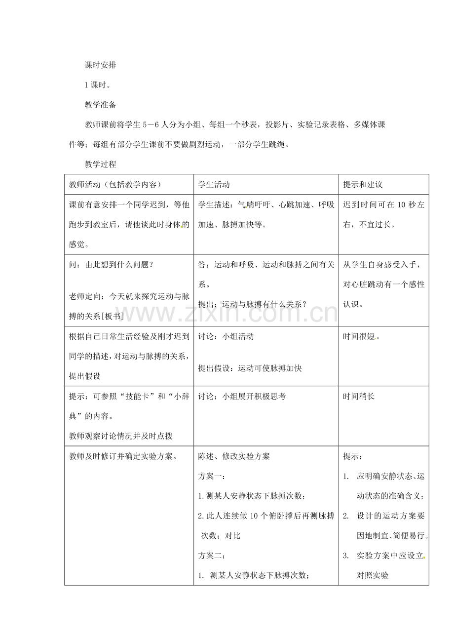 七年级生物下册 2.2.2 运输物质的器官教案 冀教版.doc_第2页