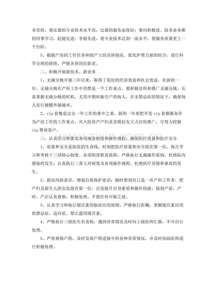 2020年医院产科工作计划范文.docx_第2页