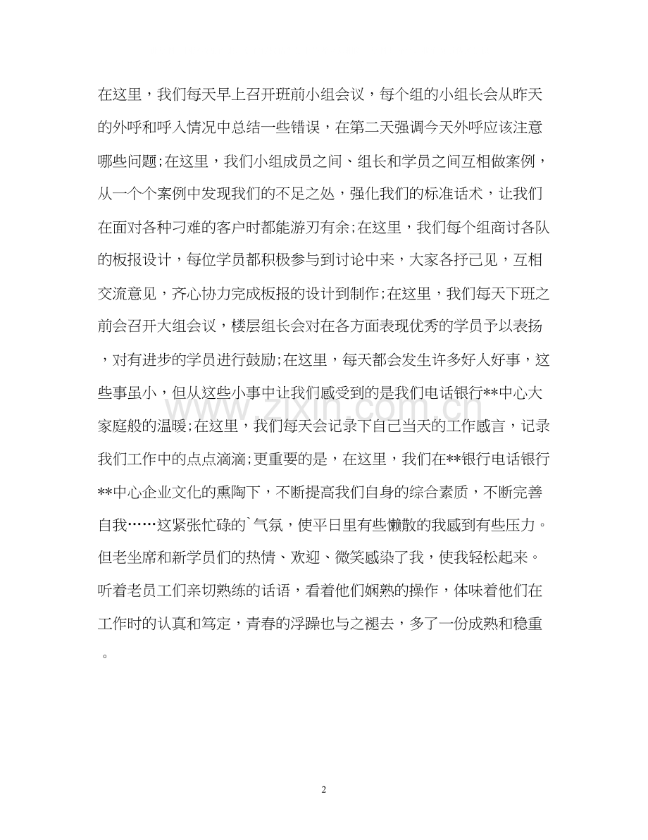 银行电话客服工作计划.docx_第2页