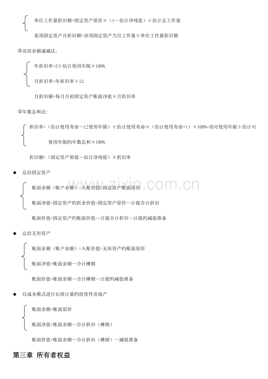 2023年初级会计实务各章公式汇总.doc_第3页