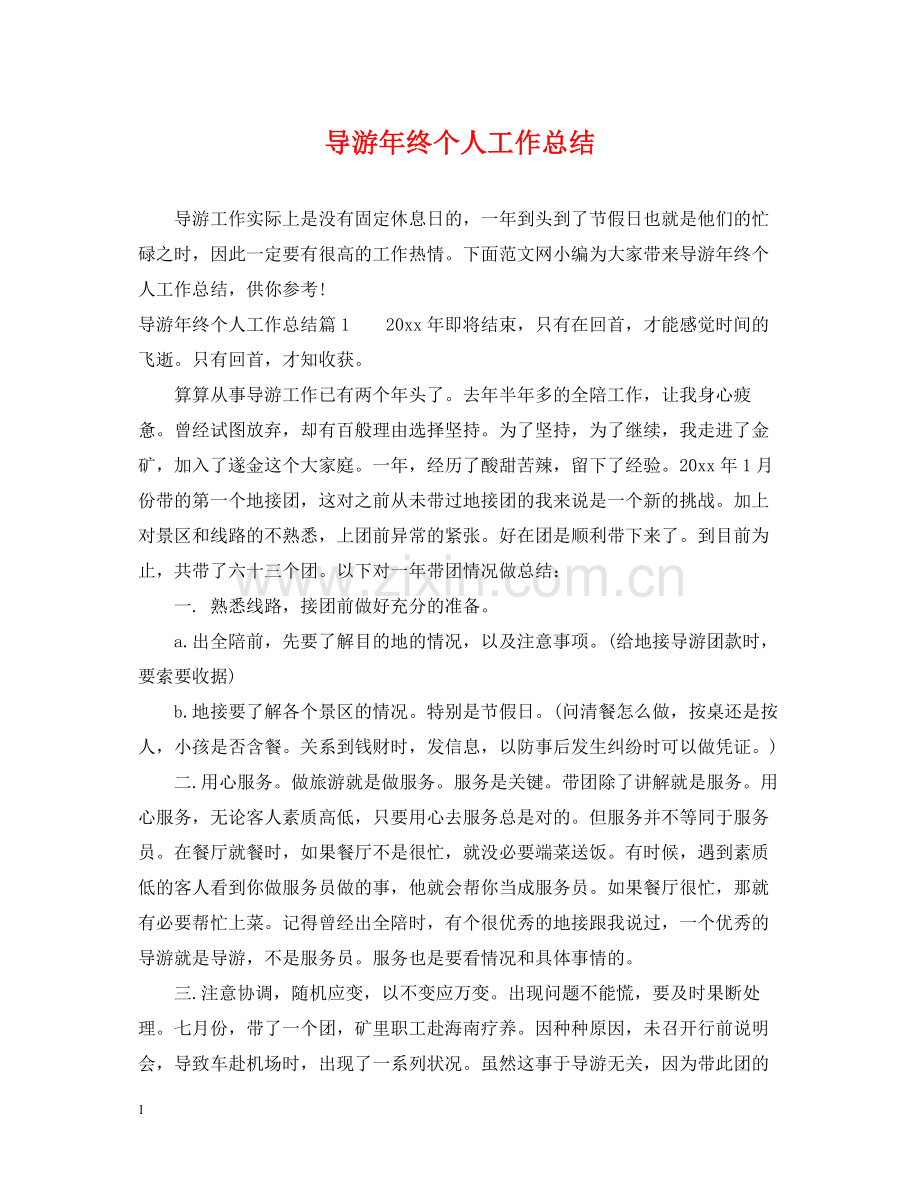 导游年终个人工作总结2.docx_第1页