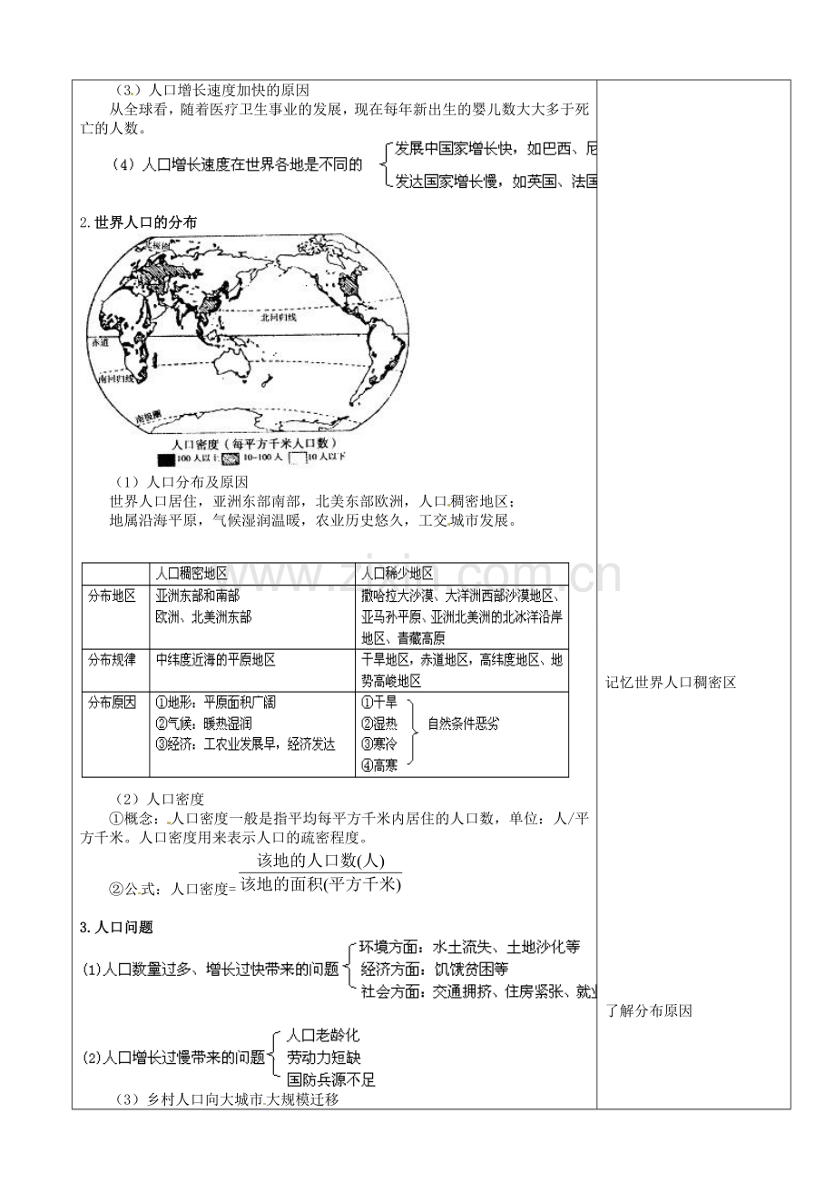 山东省临沂市郯城县八年级地理《居民和聚落 发展与合作》教案 新人教版.doc_第2页