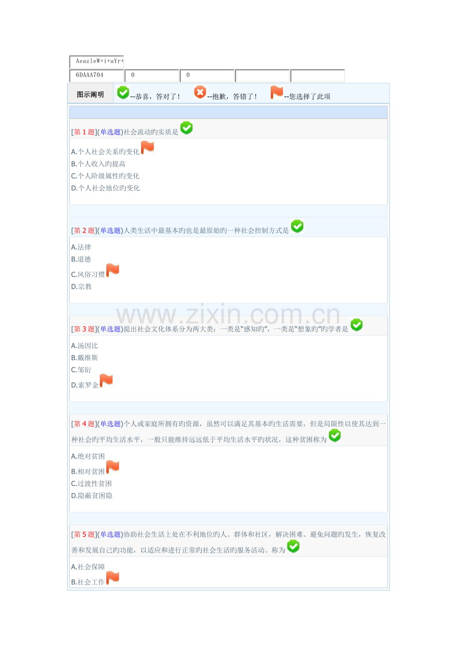 2022年电大社会学概论专网络形考答案.docx_第1页