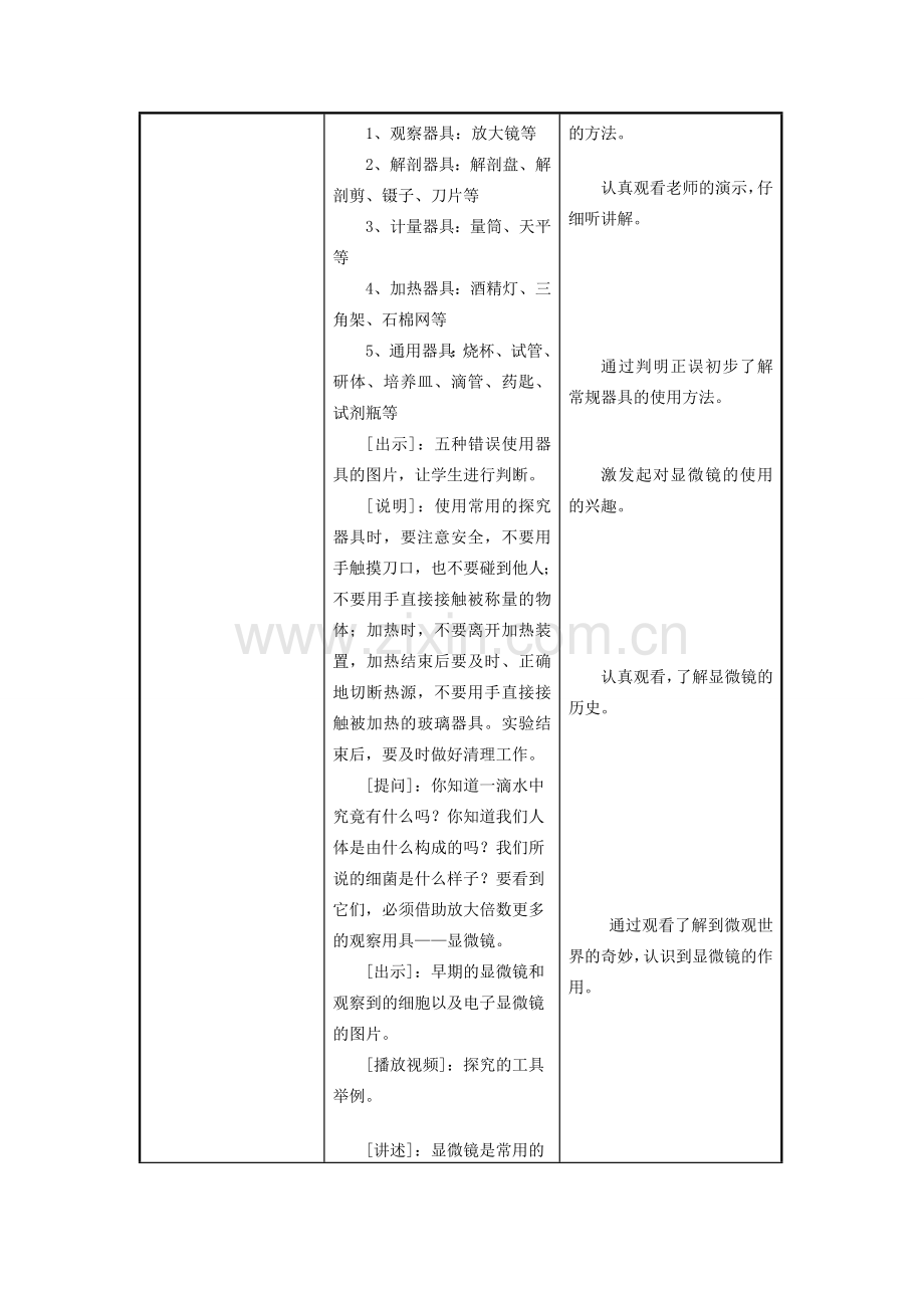 七年级生物上册《探索生命的器具》教案苏教版.doc_第2页