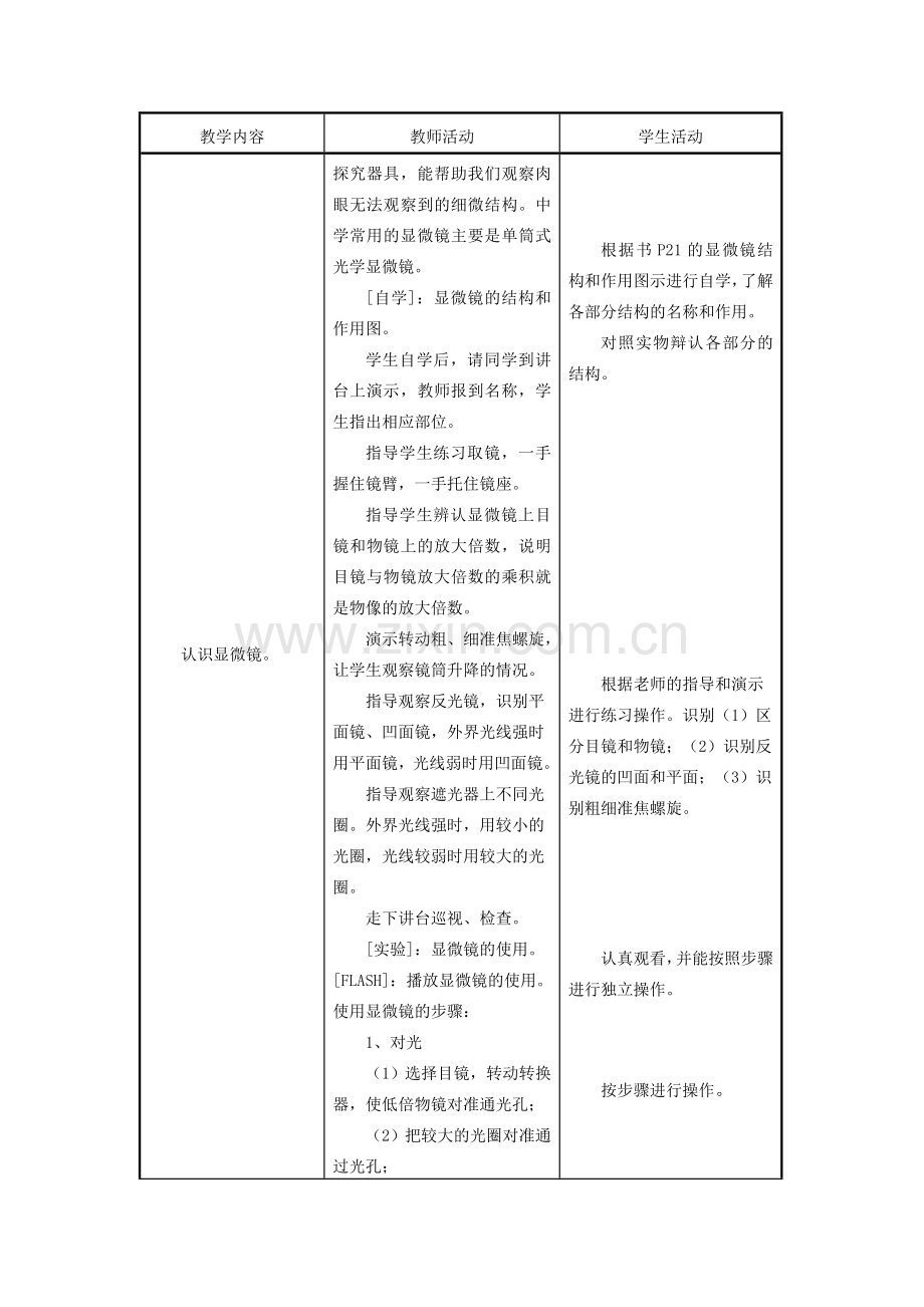 七年级生物上册《探索生命的器具》教案苏教版.doc_第3页