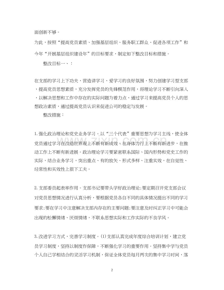 村党员个人整改措施计划.docx_第2页