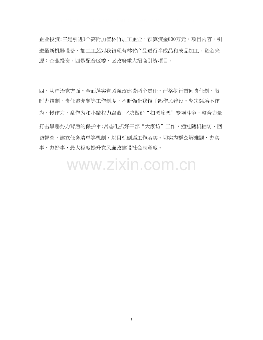 乡镇年度工作计划及招商引资计划.docx_第3页