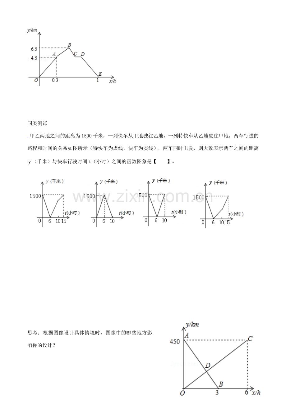 七年级数学上册 第六章 6.3 一次函数的图象教学设计 鲁教版五四制-鲁教版五四制初中七年级上册数学教案.doc_第2页