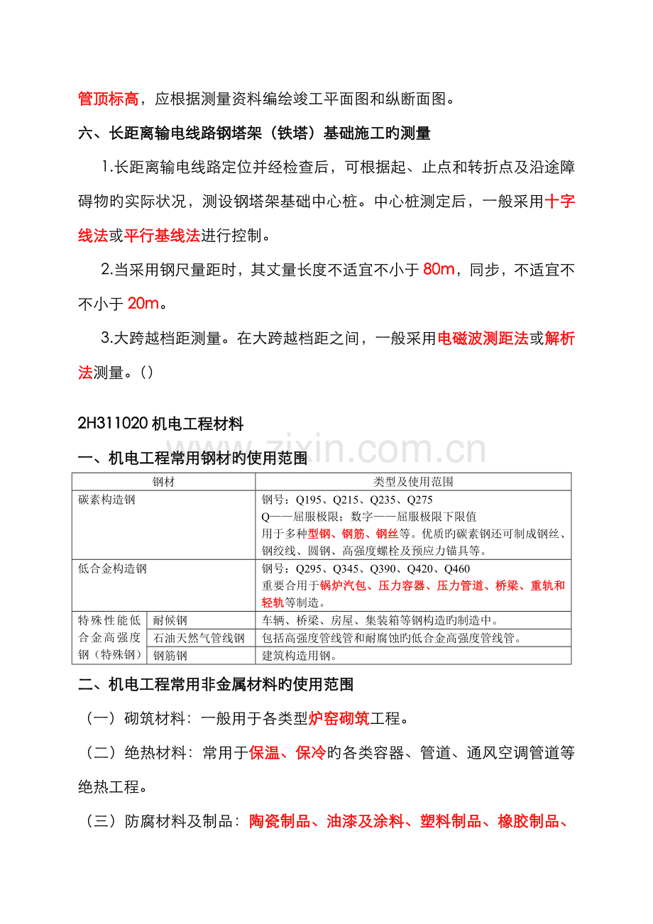 2022年二级建造师机电实务绝对重点.doc_第3页