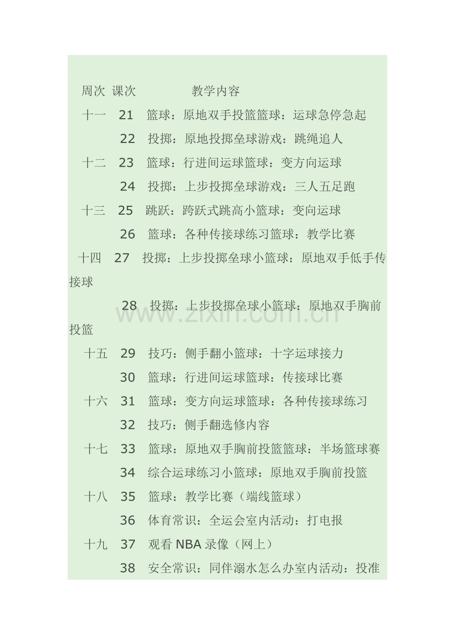 五年级第二学期体育与健康教学计划.doc_第3页