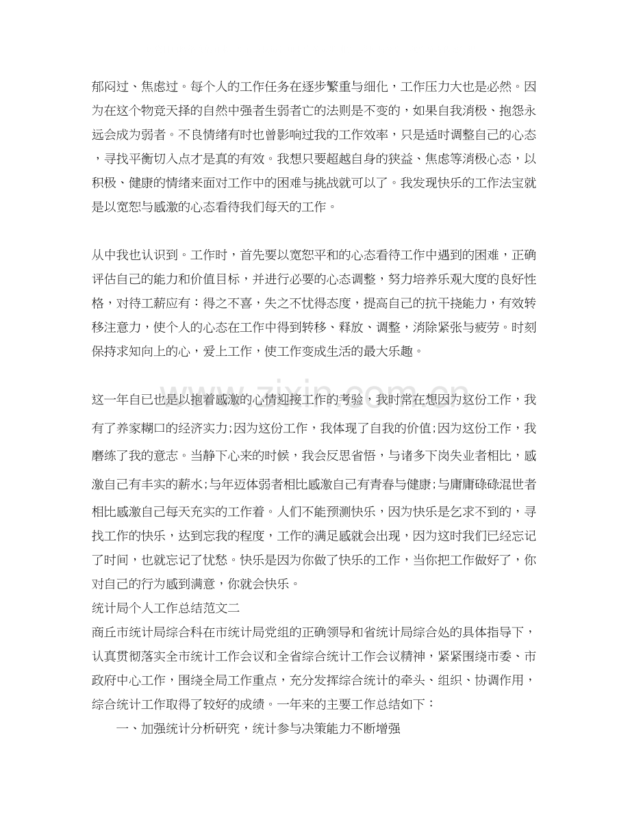 统计局个人工作总结与计划.docx_第2页