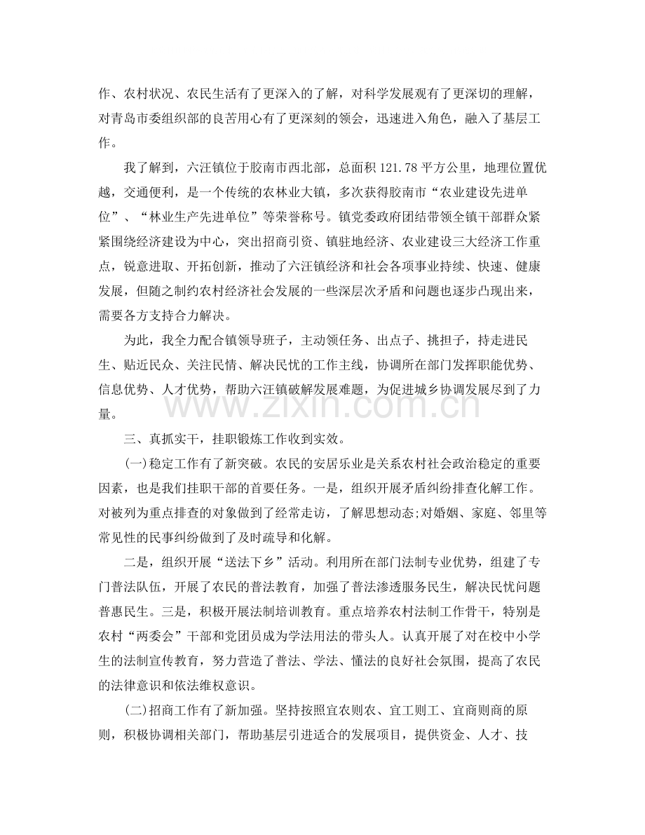 挂职干部个人工作总结范文【三篇】.docx_第2页