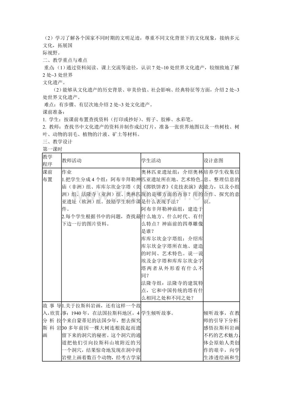 六年级下册美术教学计划.doc_第2页