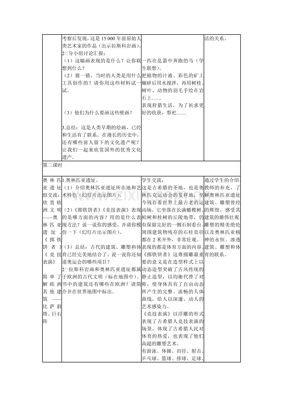 六年级下册美术教学计划.doc_第3页