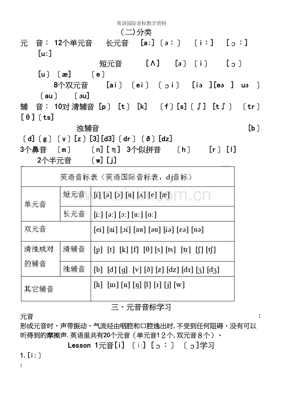 英语国际音标教学资料.docx_第3页